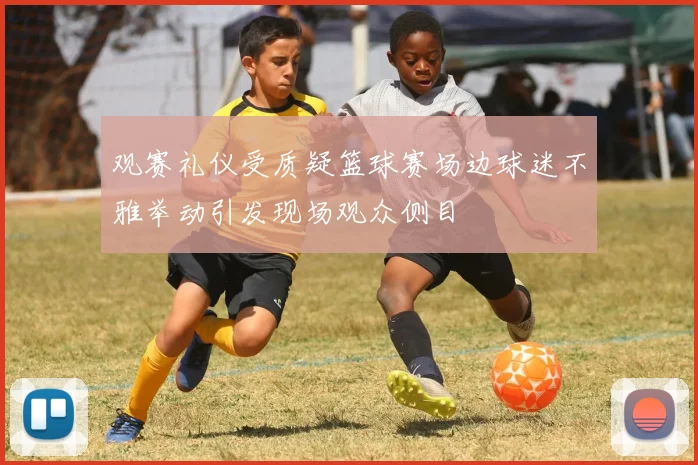 观赛礼仪受质疑篮球赛场边球迷不雅举动引发现场观众侧目