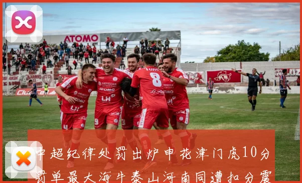 中超纪律处罚出炉申花津门虎10分罚单最大海牛泰山河南同遭扣分震荡积分榜
